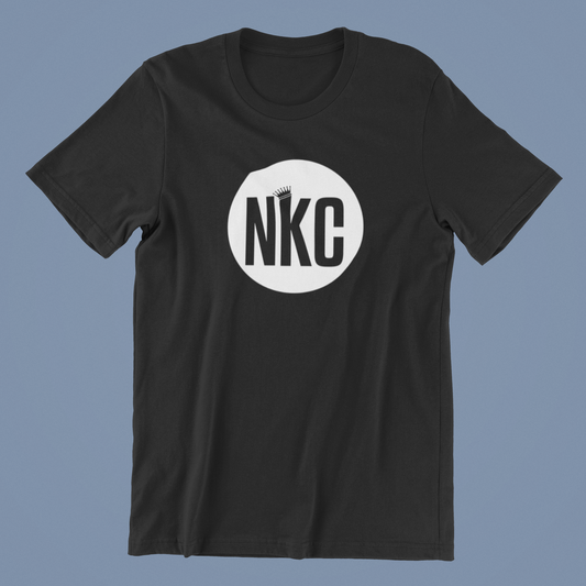 NKC Large Badge Logo Center T-Shirt - Black